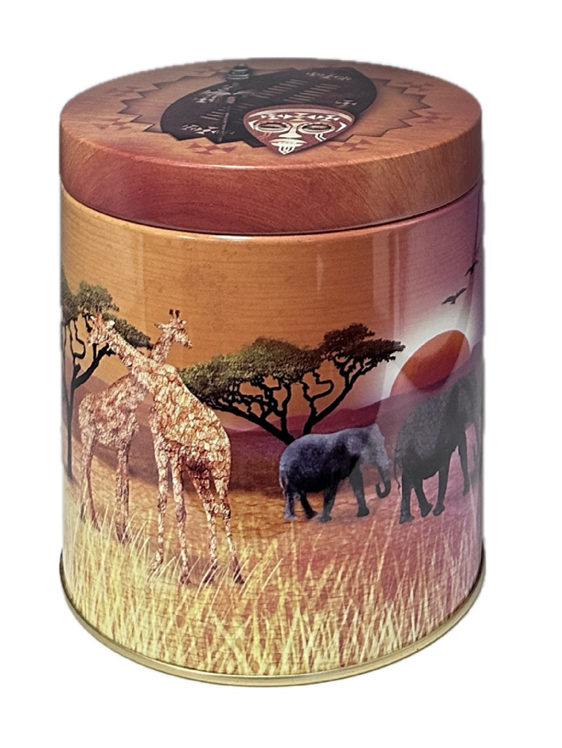 African Safari 200g Tea Caddy